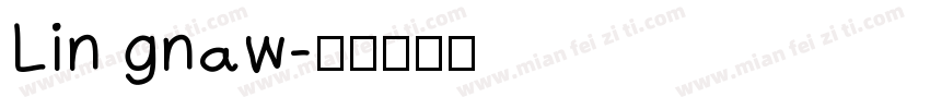 Lin gnaw字体转换